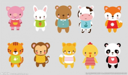 可爱的漫画动物,漫画动物们的欢乐日常